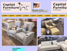 Tablet Screenshot of capitalfurniture.com